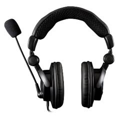 Modecom sluchátka s mikrofonem MC-826 HUNTER, uzavřená (černá)