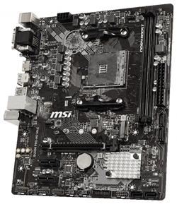 MSI B450M PRO-M2 MAX / B450 / AM4 / 2x DDR4 DIMM / M.2 / D-Sub / DVI-D / HDMI / mATX