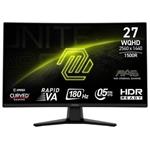 MSI Gaming MAG 274CQF/ 27" zakřivený/ 2560 x 1440/VA/ 0,5ms/ 180Hz/ 300cd/m2/ 5000:1/ HDMI/ DP/ černý