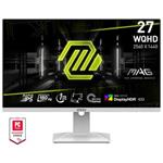MSI Gaming MAG 274QRFW/ 27"/ 2560 x 1440/ IPS/ 1ms/ 180Hz/ 400cd/m2/ 1000:1/ HDMI/ DP/ VESA/ bílý