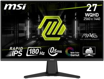 MSI Gaming MAG 275QF/ 27"/ 2560 x 1440/ IPS/ 0,5ms/ 180Hz/ 300cd/m2/ 1000:1/ HDMI/ DP/ černý