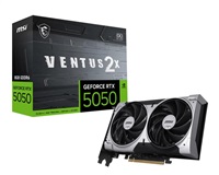 MSI VGA NVIDIA GeForce RTX 5050 8G VENTUS 2X OC, RTX 5050, 8GB GDDR6,
