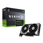 MSI VGA NVIDIA GeForce RTX 5050 8G VENTUS 2X OC, RTX 5050, 8GB GDDR6, 