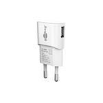 Napájecí adaptér síťový (230V) - 1x USB, 1A, bílý