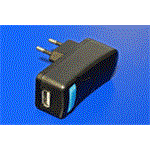 Napájecí adaptér síťový (230V) - 1x USB 5V/2A, černý