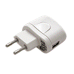 Napájecí adaptér síťový (230V) - USB 5V / 2,1A, bílý