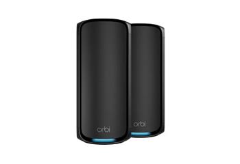 Netgear Orbi 970 Series Quad-Band WiFi 7 Mesh 2-pack Black