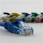 Netrack patch kabel RJ45, s litou ochranou, Cat 5e UTP, 15m modrý