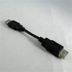 Netrack prodlužovací USB kabel AM / AF 0,1m, černý