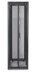 NetShelter SX 42UX600X1070 černý, s boky a bez zadních dveří