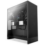 NZXT skříň H7 Flow edition / ATX / 3x 120 mm fan / USB-C / 2x USB / prosklená bočnice / mesh panel / černá