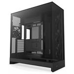 NZXT skříň H9 Flow dvoukomorová ATX / 3x140mm fan / 1x120mm / perforovaný top / proskl. bočnice, front / černá