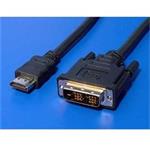 OEM DVI-HDMI kabel/ DVI-D(M) - HDMI M/ 5m