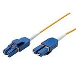 Optický patchkabel LC-LC 9/125 (single mode), 2mm, duplex, OS2, LSOH, uniboot, 10m