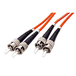 Optický patchkabel ST-ST 62,5/125 (multi mode), duplex, 5m