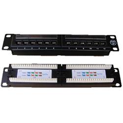 OPTIX UTP Integrovaný patch 10" panel 12p. 1U