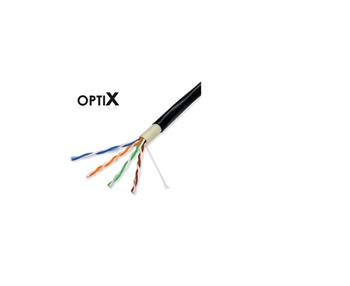 OPTIX UTP kabel OPTIX (drát) Cat5e Outdoor černý -40 - 70°C, bal.305m Double Jacket