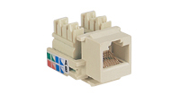 OPTIX UTP keystone OPTIX Cat5e, bílý, š. 23 mm