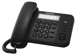 Panasonic KX-TS520FXB - jednolinkový telefon, černý