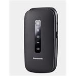 Panasonic KX-TU550EXB mobilní telefon pro seniory - barevný displej 2,8", fotoaparát, handsfree, microSD, véčko, černý