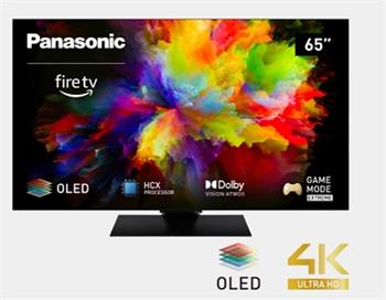 Panasonic OLED TV-65Z80AEZ Smart Fire TV, 164cm, 4K OLED, HDR10+, DVB-T/T2/DVB-S2/DVB-C