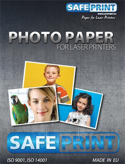 Papír Safeprint foto pro laserové tiskárny A4 lesklý, 200 g/m2, 20ks