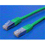 Patch kabel Cat5E, FTP - 1m , zelený
