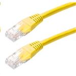 Patch kabel Cat5E, UTP - 3m, žlutý