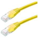 Patch kabel Cat6, UTP - 2m, žlutý