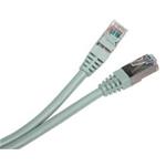 Patch kabel FTP Cat 5e, 0,5m - šedý