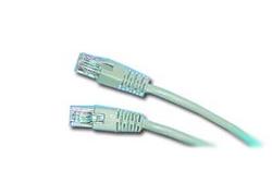 Patch kabel XtendLan Cat5E, UTP, křížený - 3m, šedý