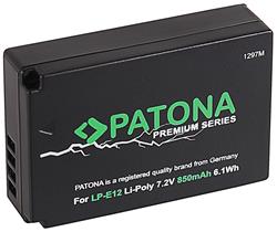 PATONA baterie pro foto Canon LP-E12 850mAh Li-Ion PREMIUM