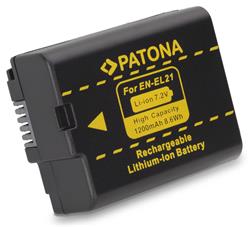 PATONA baterie pro foto Nikon EN-EL21 1200mAh