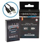 PATONA baterie pro foto Olympus BLS-5/BLS5 1050mAh Li-Ion Platinum USB-C nabíjení