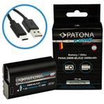 PATONA baterie pro foto Panasonic DMW-BLK22 2400mAh Li-Ion Platinum USB-C nabíjení