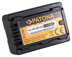 PATONA baterie pro foto Panasonic VW-VBT190 1780mAh Li-Ion