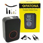 PATONA cestovní mini kompresor do auta, na kolo/ powerbank 4000 mAh/ LED SOS/ USB-A/ USB-C/ LCD