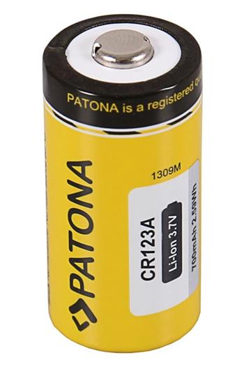 PATONA nabíjecí baterie CR123A/16340 700mAh Li-Ion 3,7V, 1ks v balení