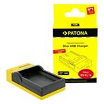 PATONA nabíječka Foto Nikon EN-EL14 slim, USB-C