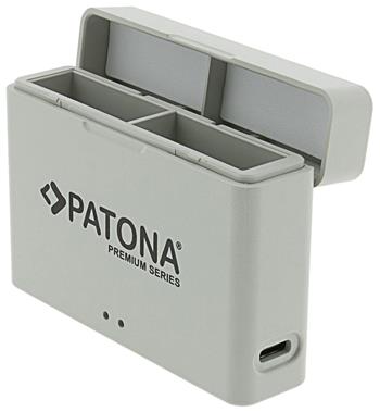 PATONA nabíječka pro digitální kameru BOX DJI Osmo Action 3 / 4 / 5 USB-C