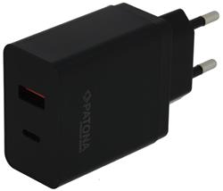 PATONA napájecí adaptér Power delivery 36W 1xUSB-C/1xUSB-A -PD 3.0