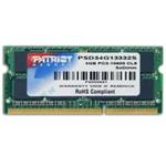 PATRIOT 4GB DDR3 1333MHz / SO-DIMM / CL9 / EP PC3-10666