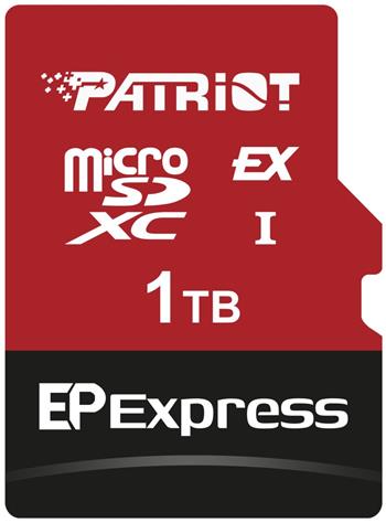 PATRIOT EP Express MircoSD Card 1TB / UHS-I / U3 / CL10 / R:800 / W:600MB/s / Vhodné pro Nintendo Switch 2