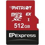 PATRIOT EP Express MircoSD Card 512GB / UHS-I / U3 / CL10 / R:800 / W:600MB/s / Vhodné pro Nintendo Switch 2