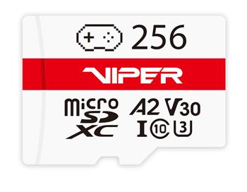 PATRIOT Viper 256GB Micro SDXC / UHS-I / U3 / A2 / C10 / V30