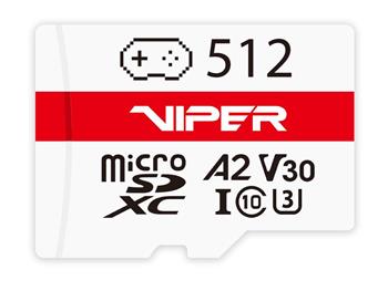 PATRIOT Viper 512GB Micro SDXC / UHS-I / U3 / A2 / C10 / V30