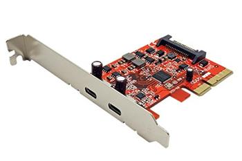 PCI Express karta USB 10Gbps (3.2 gen 2), 2x USB C(F)