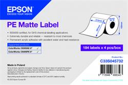 PE Matte Label 210 x 297mm, 184 lab