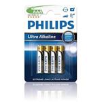 Philips baterie AAA ExtremeLife+, alkalická - 4ks