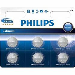 Philips baterie CR2032P6/01B - 6ks